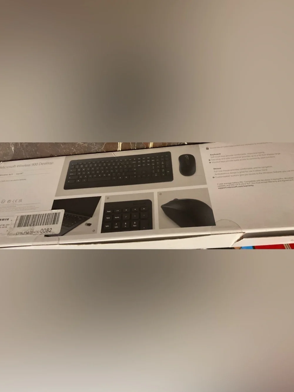 Microsoft Wireless Keyboard and Mouse Combo - Black